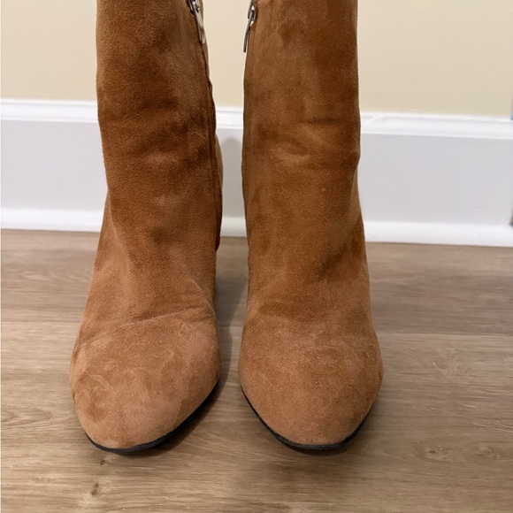 Nine West Shoes - Nine West Tan Suede Heeled Boots
